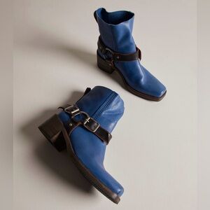 Blue We The Free Briggs Crop Rider Boots